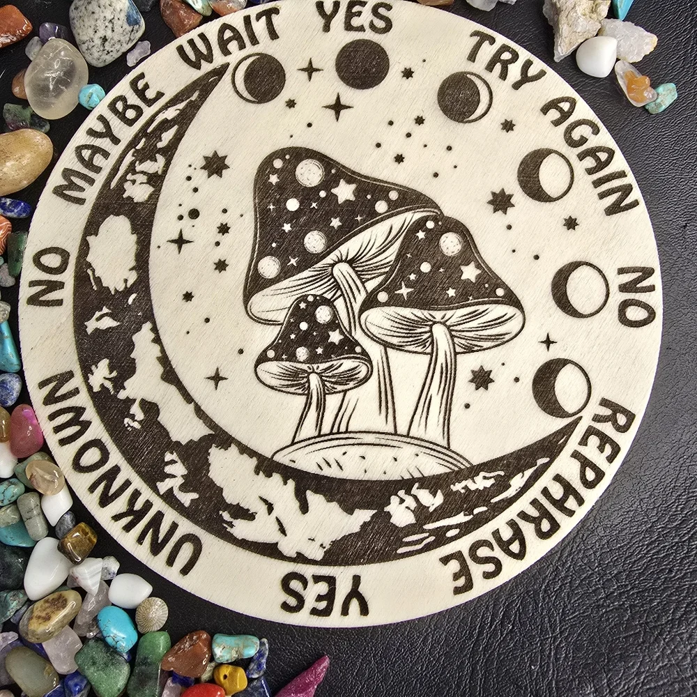 Mushroom Pendulum/Ouiji Spirit Board